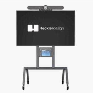 Heckler H730-BG AV Cart for Logitech Rally Bar