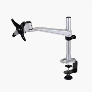 Monitor Mounts MR120 VESA Desk Top Mount Swivel Single Screen 24”~27” Silver