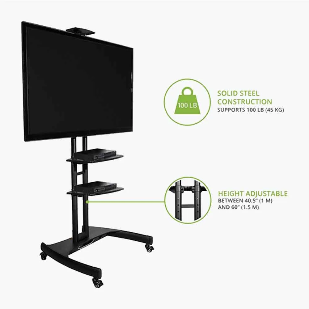 Mobile TV Stand T2D single 32"-70" screen maximum load 45 kg - Image 4