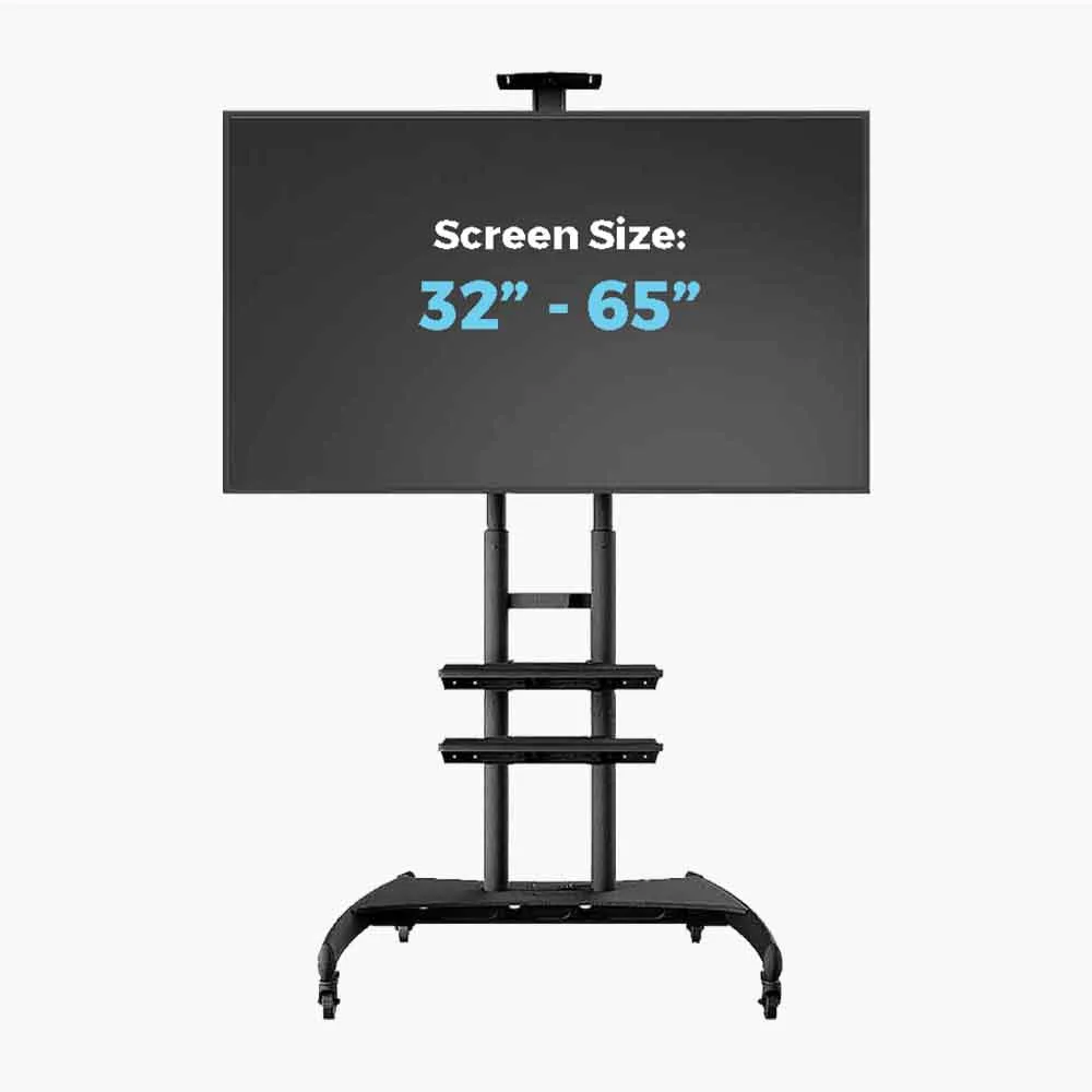 Mobile TV Stand T2D single 32"-70" screen maximum load 45 kg